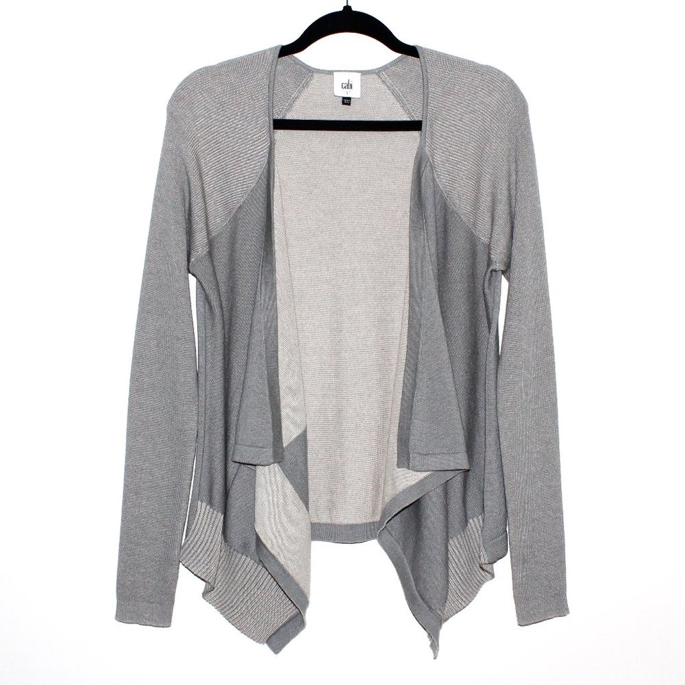 Cabi Open Front Waterfall Drape Cardigan